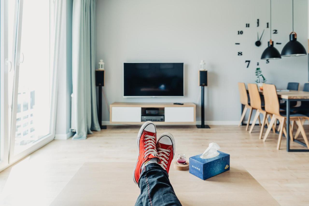 Silk Apartment - Netflix - Parking Szczecin Buitenkant foto