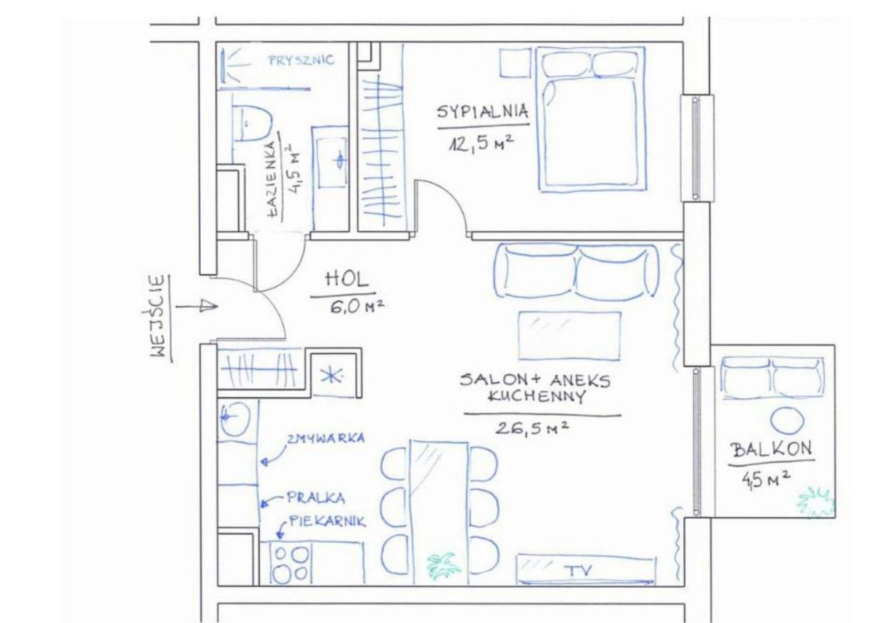 Silk Apartment - Netflix - Parking Szczecin Buitenkant foto